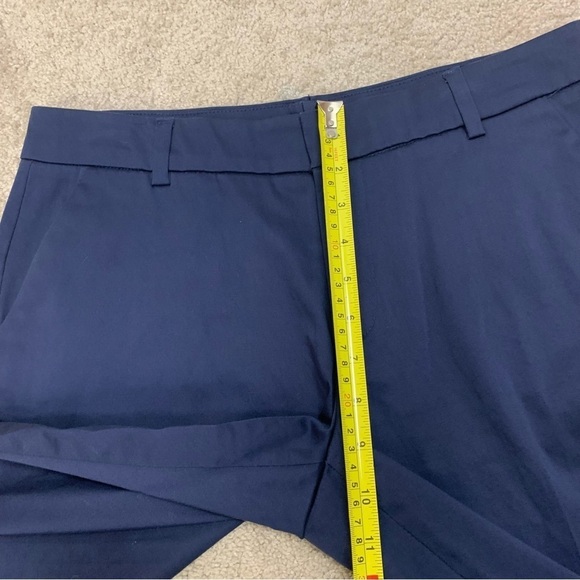 ALFRED Sung navy blue Bermuda shorts Sz 10 - Picture 4 of 8